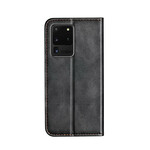 Flip cover Samsung Galaxy S20 Ultra Tweekleurig Leder Effect
