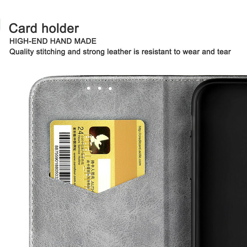 Flip cover Samsung Galaxy S20 Ultra Tweekleurig Leder Effect