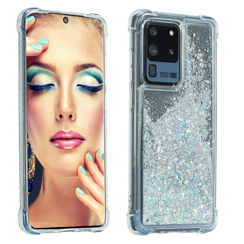 Samsung Galaxy S20 Plus Glitter Versterkte Shell