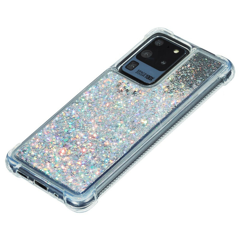 Samsung Galaxy S20 Plus Glitter Versterkte Shell
