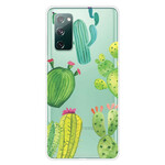 Samsung Galaxy S20 FE Cactus Waterverf Hoesje