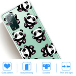 Samsung Galaxy S20 FE Hoesje Top Panda's Plezier