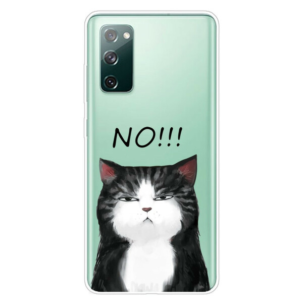 Samsung Galaxy S20 FE Case De kat die nee zegt