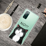 Samsung Galaxy S20 FE Case De kat die nee zegt