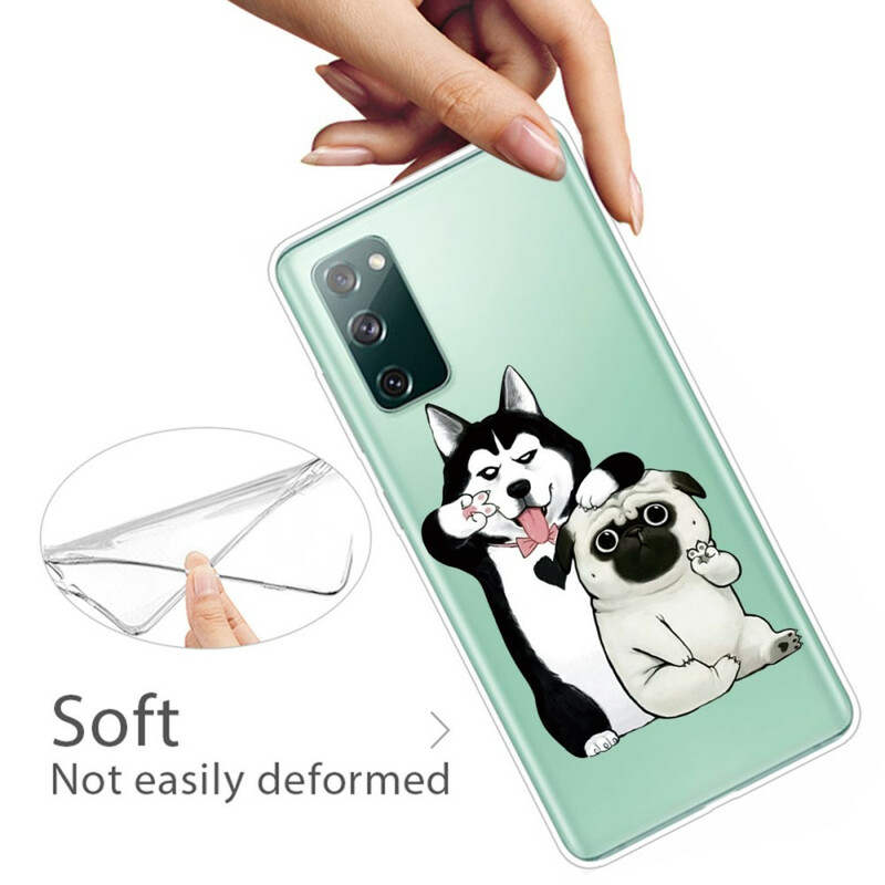 Samsung Galaxy S20 FE Hoesje Grappige Honden
