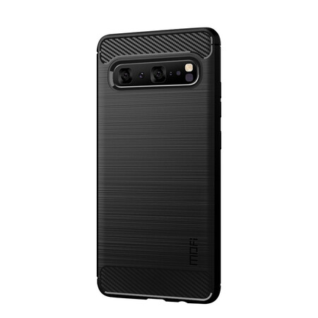 Samsung Galaxy S10 5G geborsteld koolstofvezel hoesje MOFI