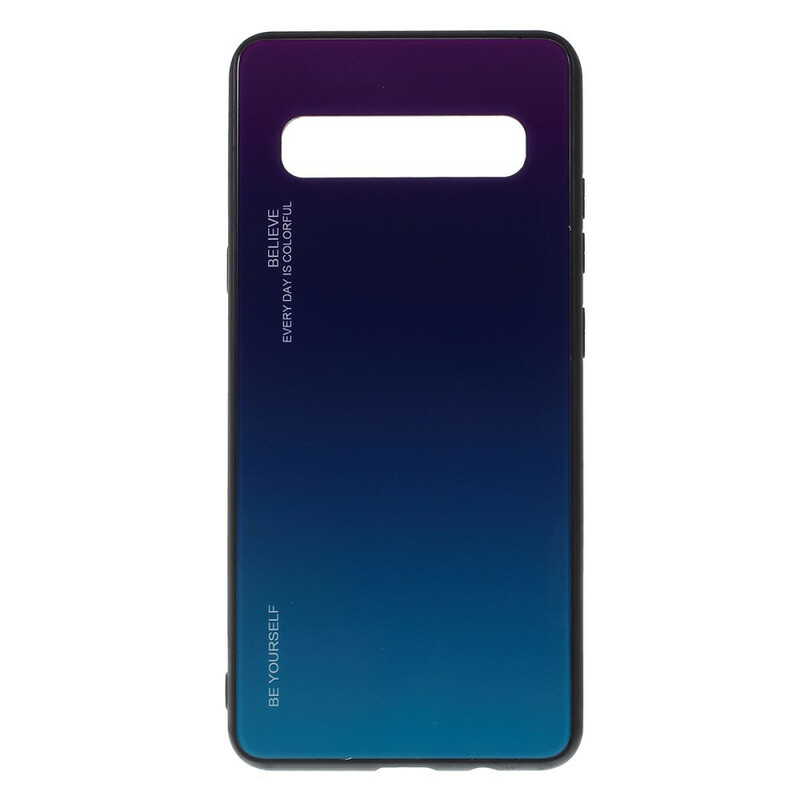 Samsung Galaxy S10 5G gehard glazen hoesje Be Yourself