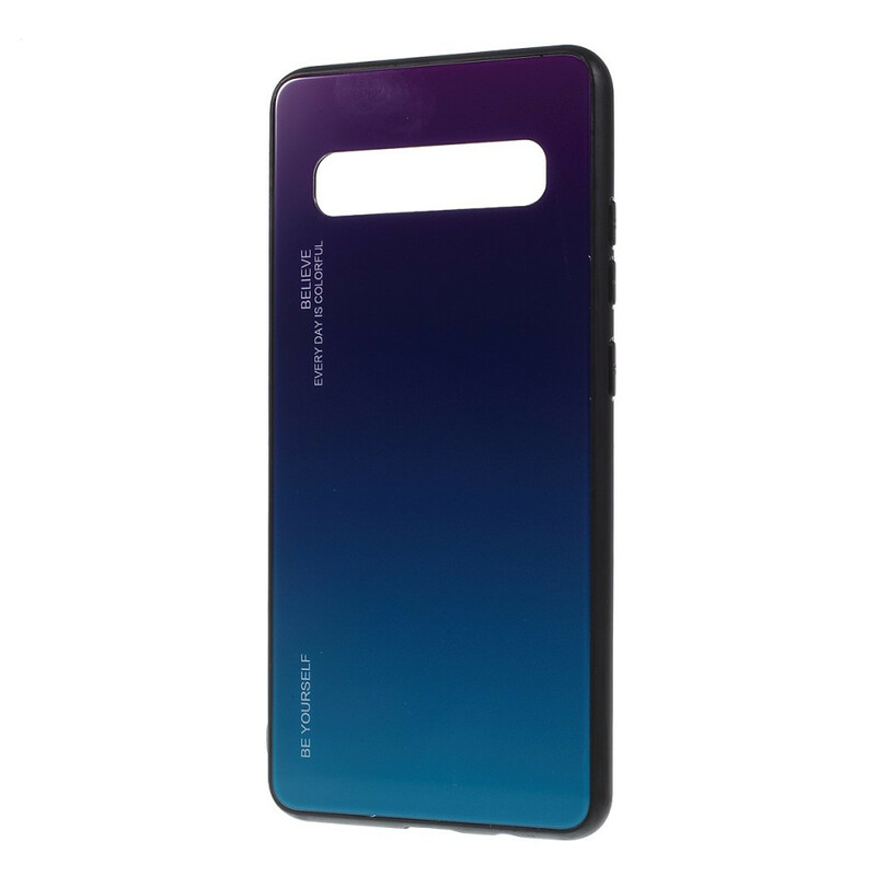 Samsung Galaxy S10 5G gehard glazen hoesje Be Yourself