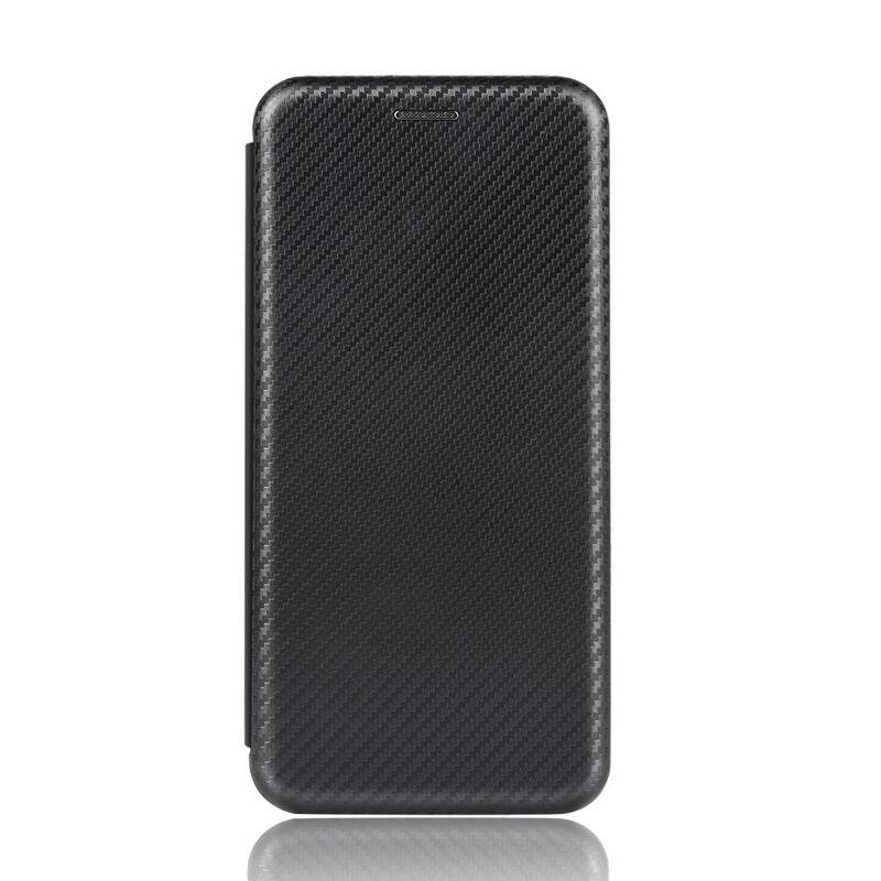 Flip Cover Xiaomi Redmi 9C Silicone Carbon gekleurde