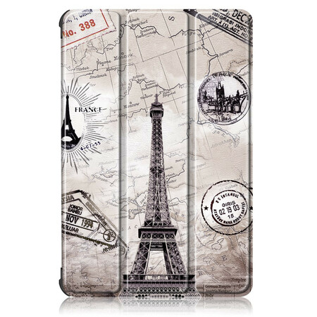 Smart Case Huawei MatePad T 10s versterkte Eiffeltoren Retro