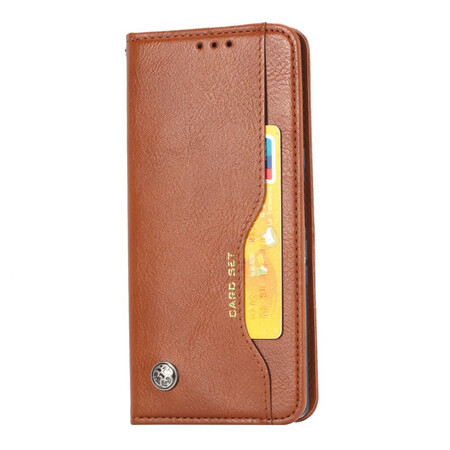 Flip Cover Xiaomi Redmi Note 9 Kunstlederen Kaarthoesje