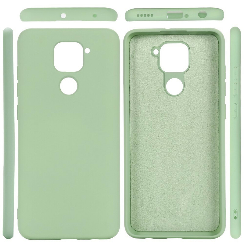 Xiaomi Redmi Note 9 Hoesje ontwerp vloeistof siliconen