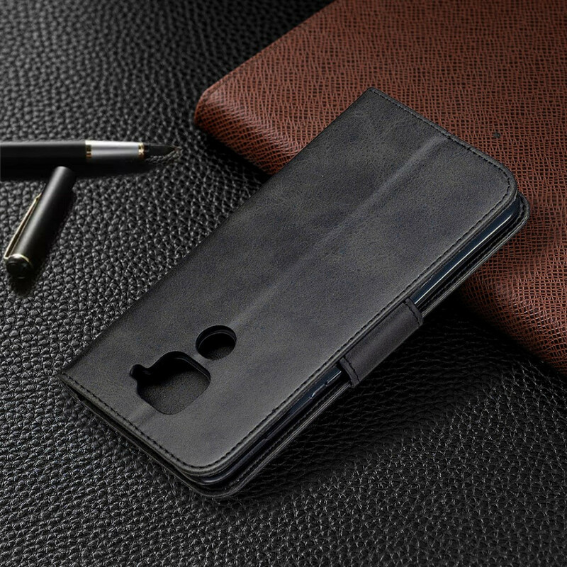 Xiaomi Redmi Note 9 Case gladde schuine klep