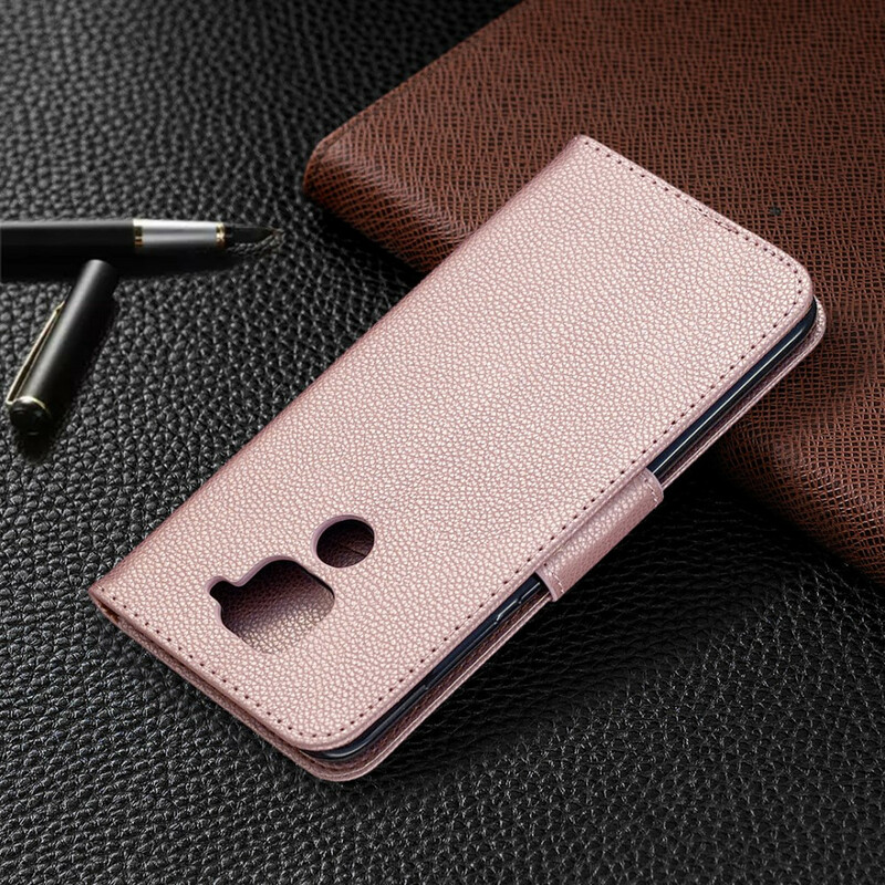 Xiaomi Redmi Note 9 Case Lychee Oblique Flap