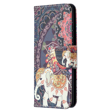 Samsung Galaxy S20 FE Hoesje Mandala Etnische Olifanten