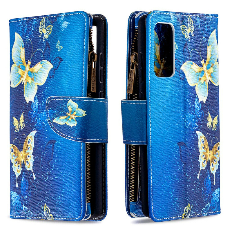 Samsung Galaxy S20 FE Hoesje met Vlinder Ritsvak