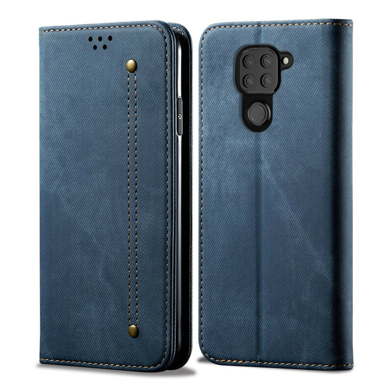 Flip Cover Xiaomi Redmi Note 9 Jeans stof