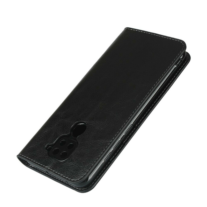 Flip Cover Xiaomi Redmi Note 9 Echt Leer