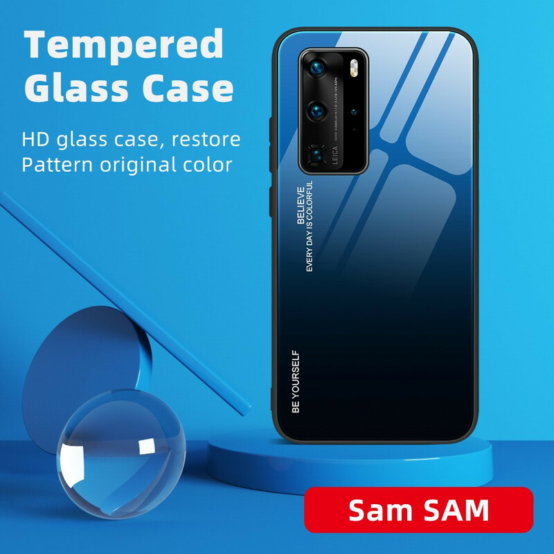 Samsung Galaxy S20 FE Case Gehard Glas Wees Jezelf