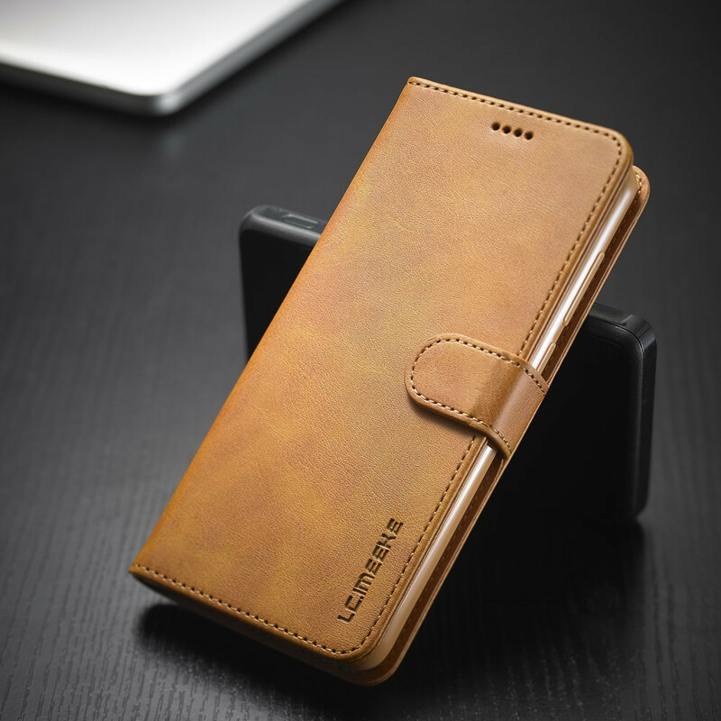 Xiaomi Redmi Note 9 Case LC.IMEEKE Leder effect