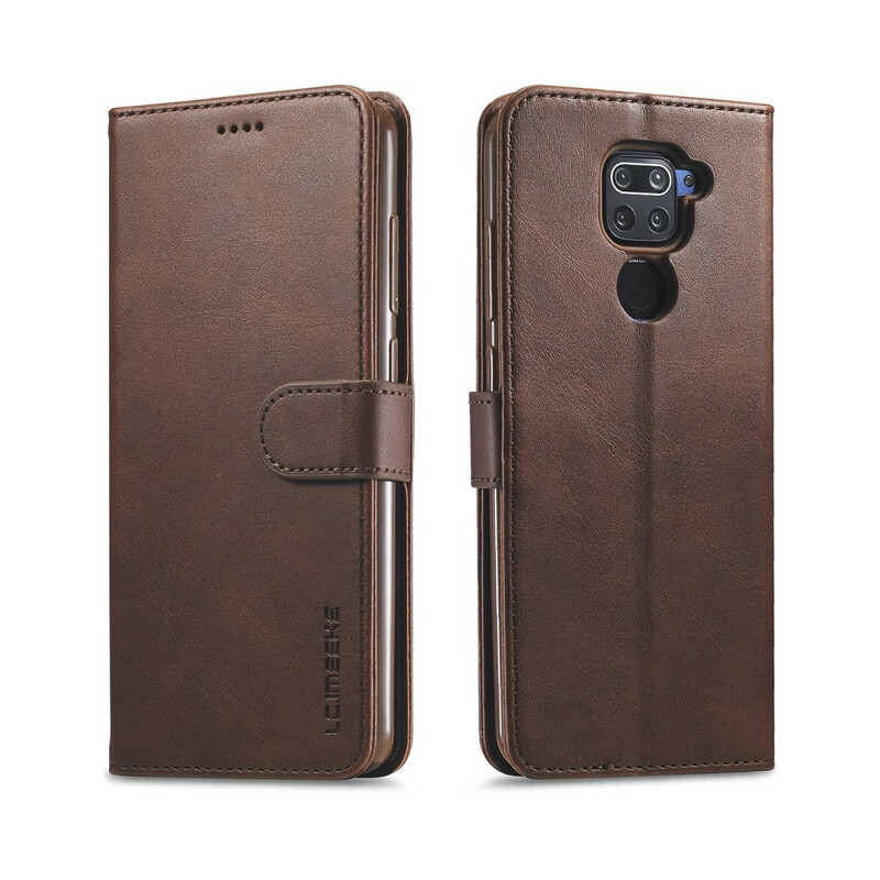 Xiaomi Redmi Note 9 Case LC.IMEEKE Leder effect