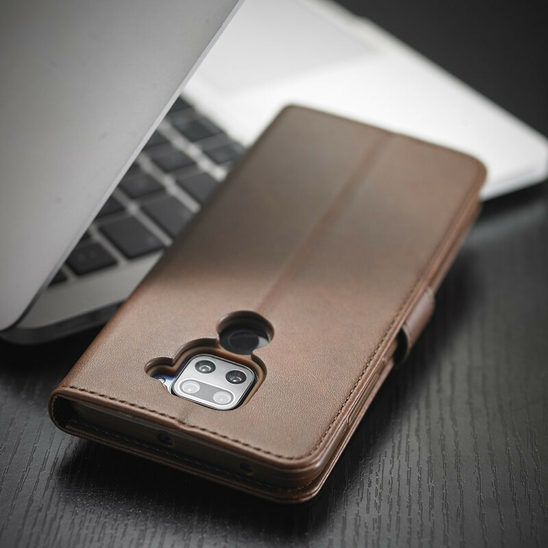 Xiaomi Redmi Note 9 Case LC.IMEEKE Leder effect