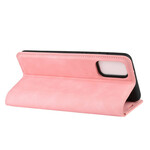 Flip cover Samsung Galaxy S20 FE Zacht Leder Effect