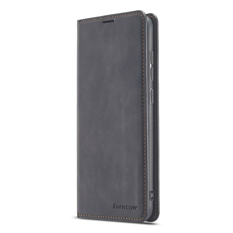 Flip Cover Xiaomi Redmi Note 9 leer effect VOORWENW