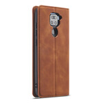 Flip Cover Xiaomi Redmi Note 9 leer effect VOORWENW Flip Cover Xiaomi Redmi Note 9 leer effect VOORWENW