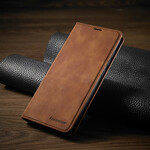 Flip Cover Xiaomi Redmi Note 9 leer effect VOORWENW Flip Cover Xiaomi Redmi Note 9 leer effect VOORWENW