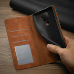 Flip Cover Xiaomi Redmi Note 9 leer effect VOORWENW Flip Cover Xiaomi Redmi Note 9 leer effect VOORWENW