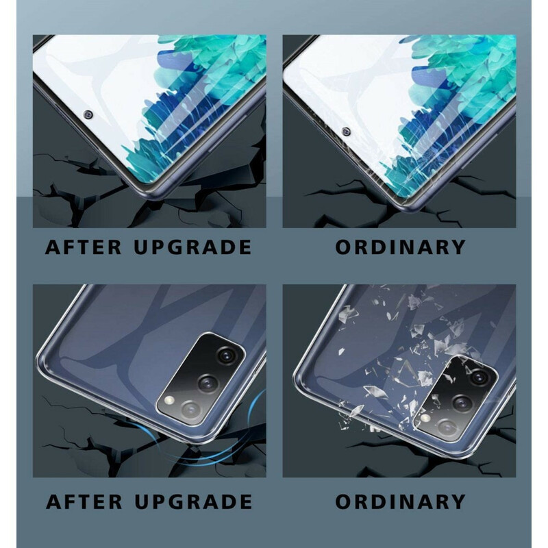Samsung Galaxy S20 FE duidelijk geval versterkte hoeken