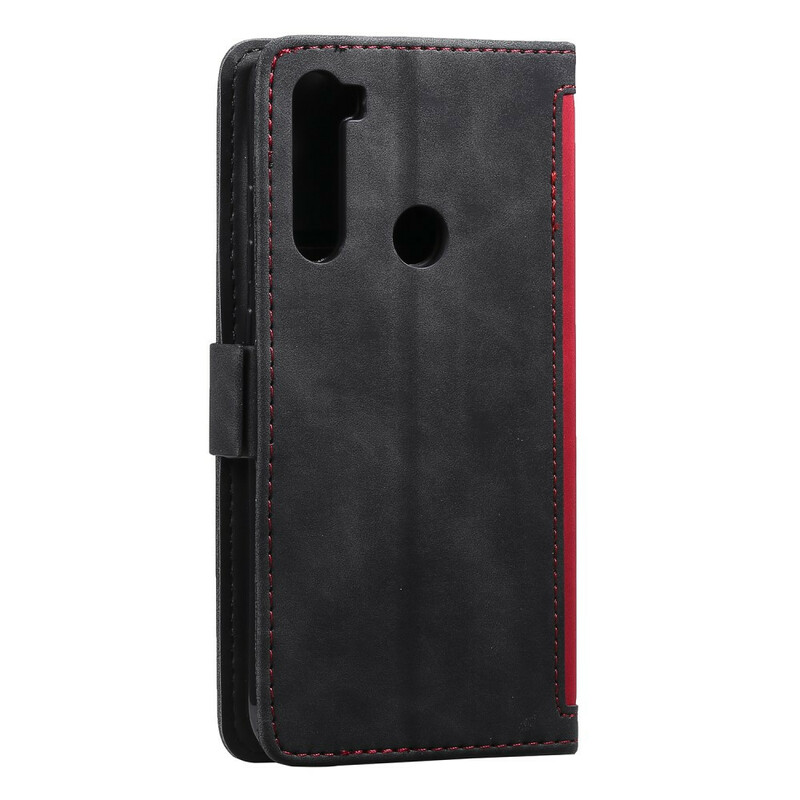 Xaiomi Redmi Note 8T Hoesje Two-tone kunstleer versterkte contouren