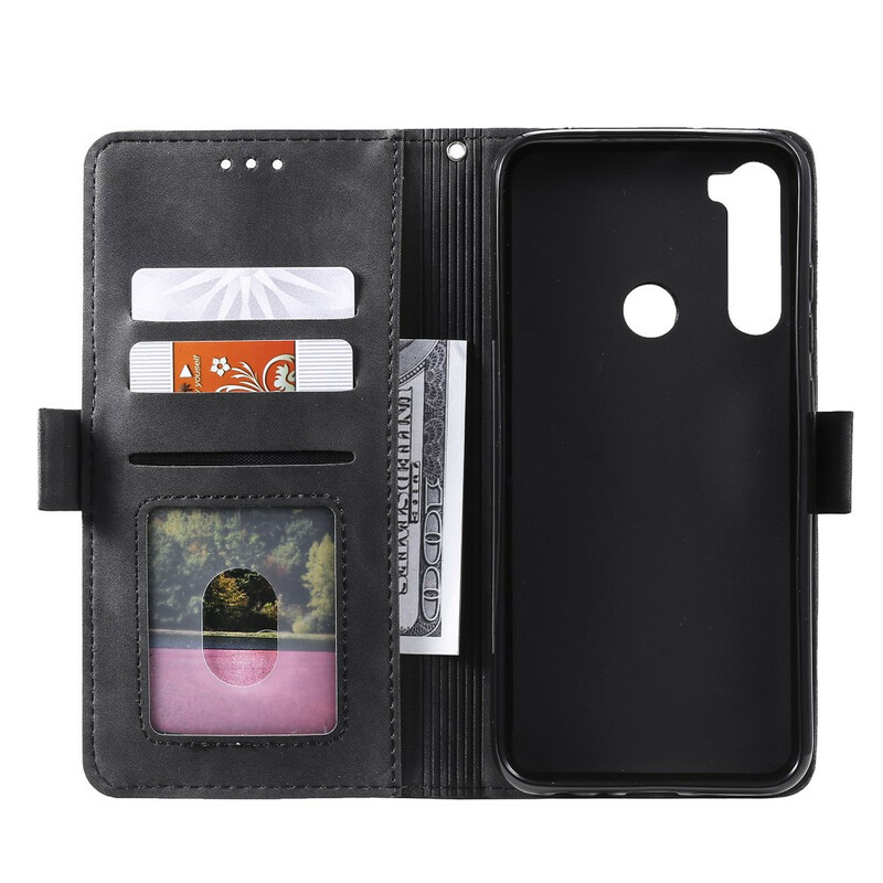 Xaiomi Redmi Note 8T Hoesje Two-tone kunstleer versterkte contouren