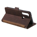 Xaiomi Redmi Note 8T Hoesje Two-tone kunstleer versterkte contouren