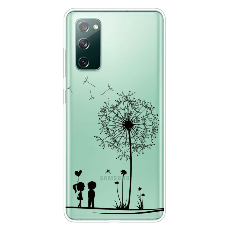 Samsung Galaxy S20 FE Hoesje Paardebloem Liefde