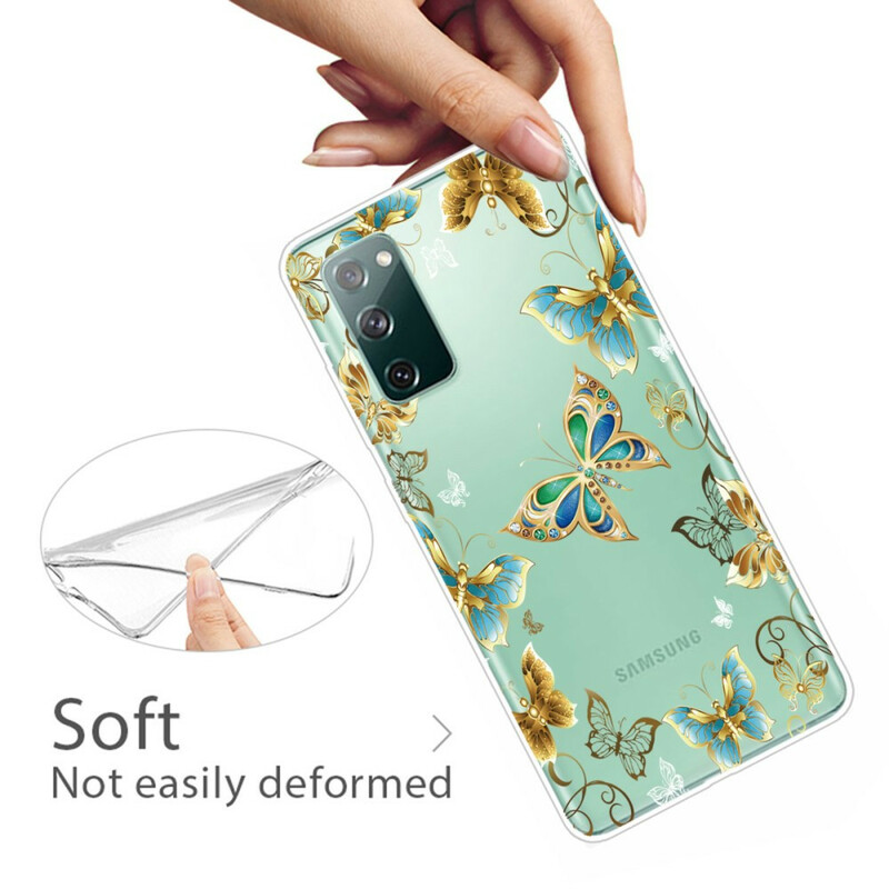 Samsung Galaxy S20 FE Hoesje Vlinder ontwerp