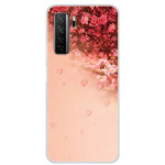Huawei P40 Lite 5G Transparant Cover Romantic Tree