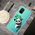 OnePlus 8T Transparante Panda Cover op Bamboe