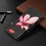 Huawei P Smart Case 2020 Zipped Pocket Flower