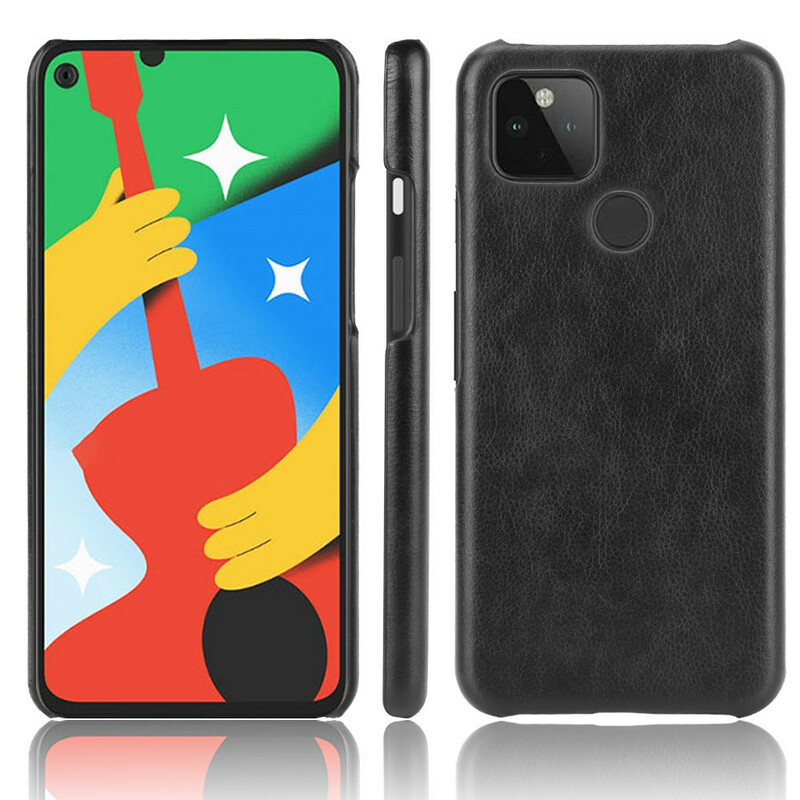 Google Pixel 5 Lederen Hoesje Lychee Prestaties