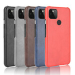 Google Pixel 5 Lederen Hoesje Lychee Prestaties