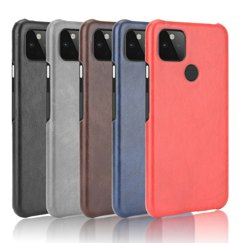 Google Pixel 5 Lederen Hoesje Lychee Prestaties