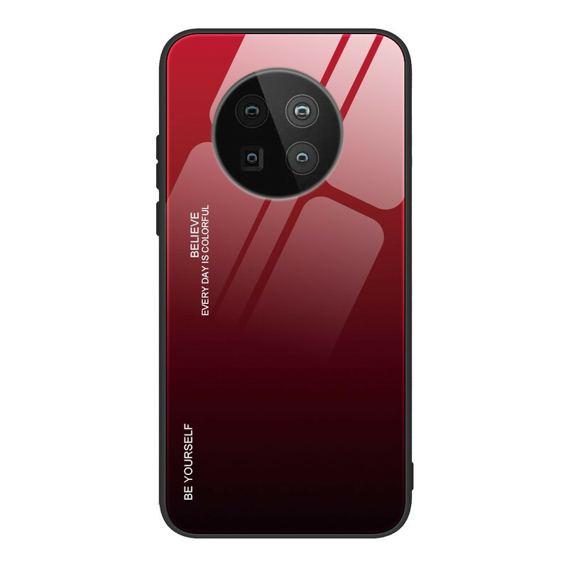 Huawei Mate 40 Pro gehard glazen hoesje Be Yourself
