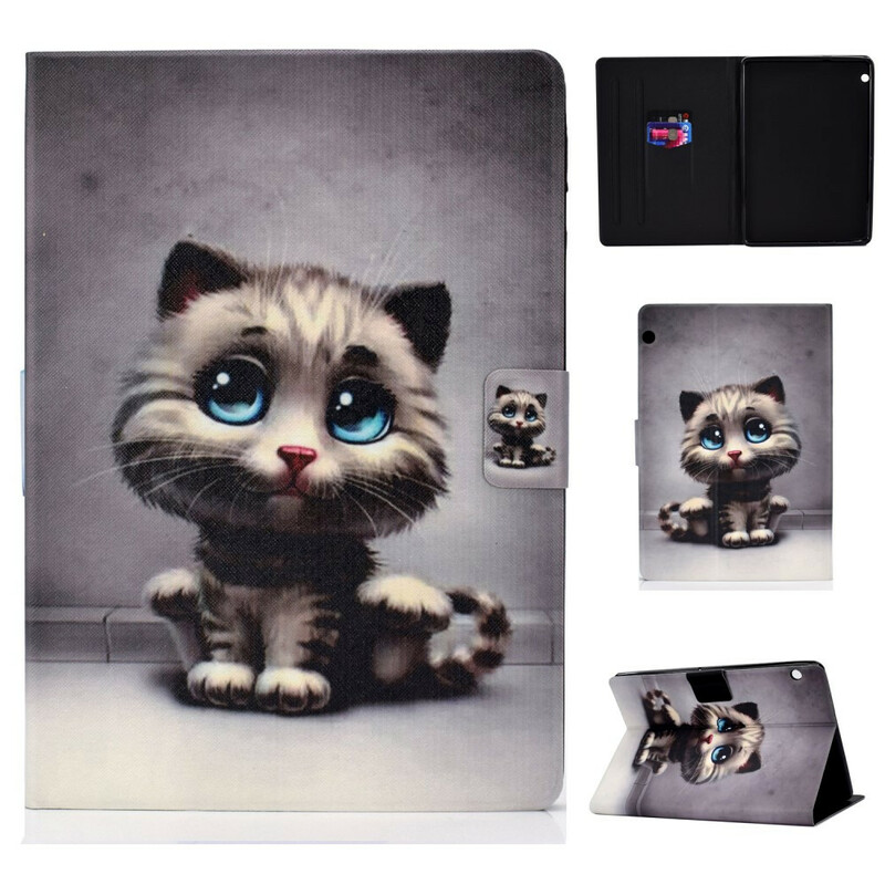 Hoesje Huawei MediaPad T3 10 Kitten Blue Eyes