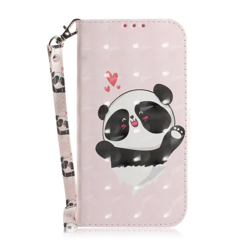 Xiaomi Poco X3 Panda Love Strap Hoesje