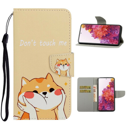 Samsung Galaxy S20 FE Hoesje Don't Touch Me met sleutelkoord