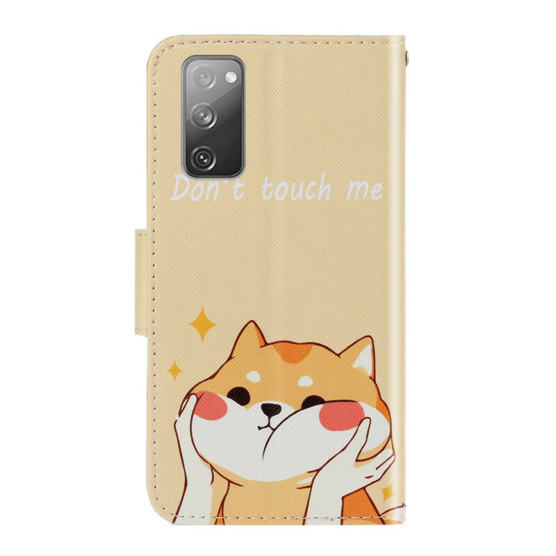 Samsung Galaxy S20 FE Hoesje Don't Touch Me met sleutelkoord