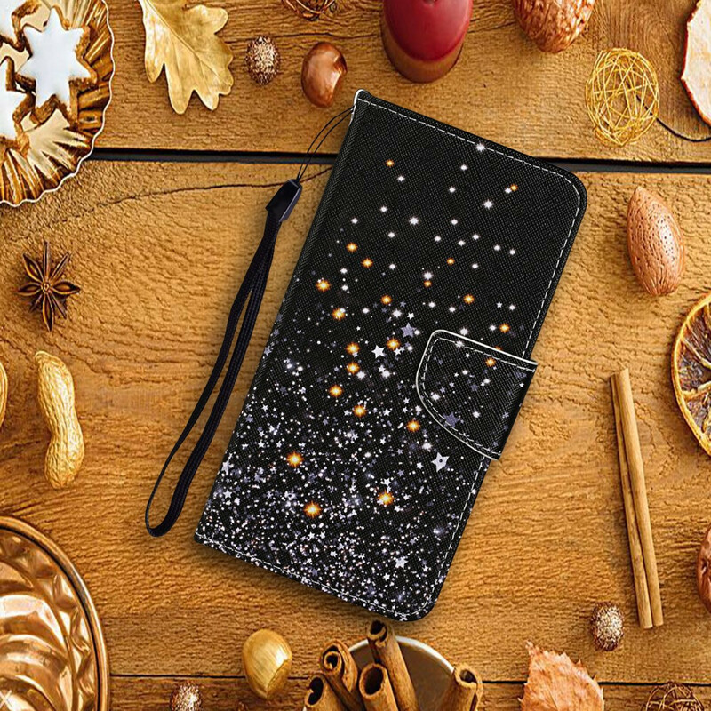 Samsung Galaxy S20 FE Ster en Glitter Hoesje met Koord