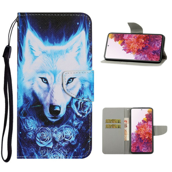 Samsung Galaxy S20 Hoesje FE Wolf Wit